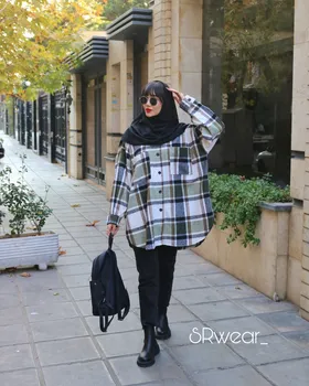 شکت چهارخونه velvet