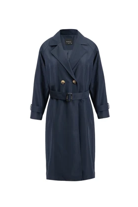 بارانی بلند - 4103 (سرمه ایی)