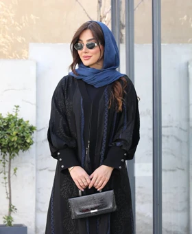 مانتو بلند ژاکارد عیدانه