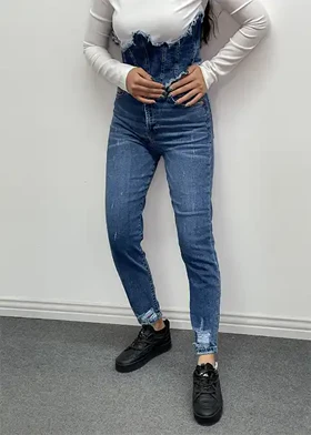 جین پایین زاپ کد 3013