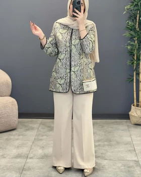 کت ژاکارد پروانه