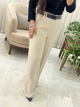 شلوار پارچه ای راسته دخترانه و زنانه