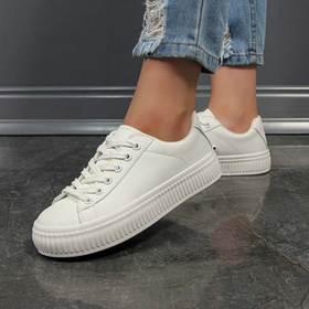 ونس زنانه رنگ سفید vans