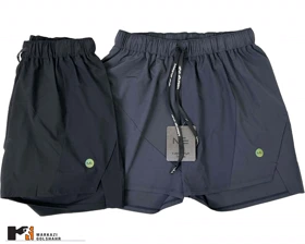 شلوارک مردانه ملانژ 90690 پارچه آیرو اعلا