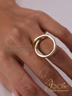 انگشتر زنانه فشن کد R4114 (طلایی)