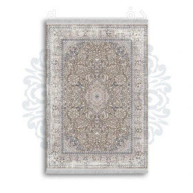 *جدید* فرشینه از جنس پارچه شانل مخمل ترک طرح فانتزی برند دفه کد 1195