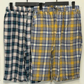 شلوارک چهار خانه نخی مردانه/سایز 2xl