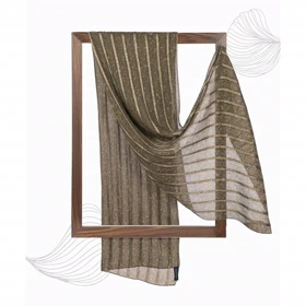 شال طرح راه راه زنانه - 39251738