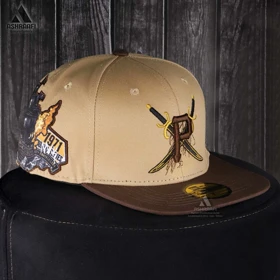 کلاه کپ طرح دار Hip Hop Cap HA194 (قهوه‌ای)