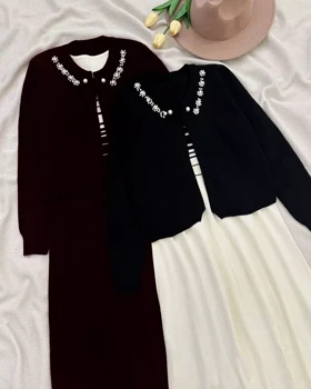 ست سارافون و کت بافت کد 5253