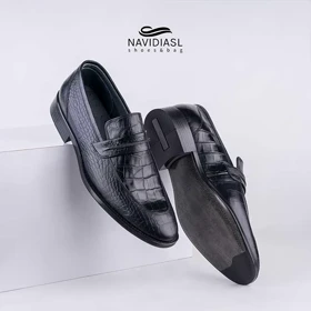 کفش مردانه تمام چرم کلاسیک کد 7003011