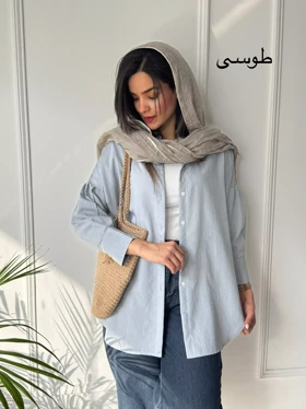 مانتو شومیزی راه راه دل آرا