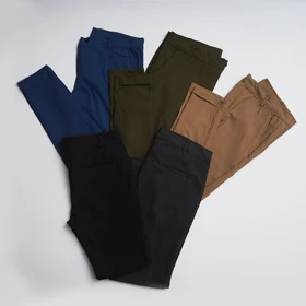 شلوار مردانه مشکی مدل MOBIN