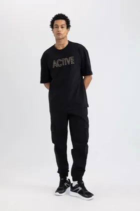 تیشرت آستین کوتاه Fit Oversize Fit C1426ax24sm یقه دوزی C1426AX24SM