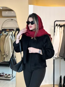 کت پوست مشکی 120901