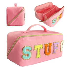 کیف آرایشی STUFF رنگ صورتی