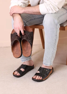 کفش صندل روفرشی مردانه آریا کد 101