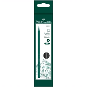 مداد مشکی HB فابر کاستل Faber Castell مدل 1111 بسته 12 عددی