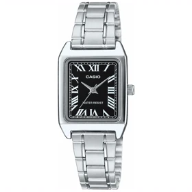 ساعت مچی زنانه کاسیو Casio مدل LTP-V007D-1BUDF با بند استیل و صفحه مشکی