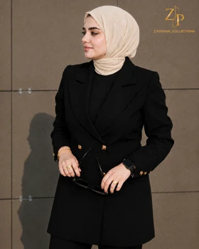 کت تک زنانه مشکی اسپرت لوندر Zp
