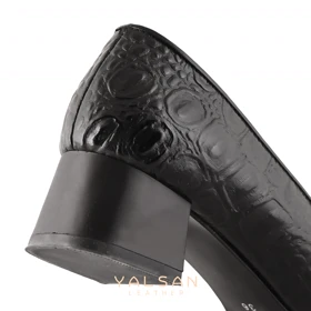 کفش پاشنه‌دار زنانه چرم یلسان مدل دونا کد 646-GAN