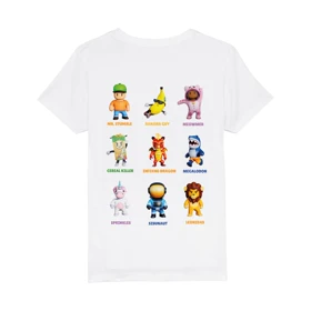 تیشرت Stumble Guys طرح Captain Noheart کد 256016