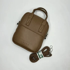 کیف دستی دوشی سارا کد 7500 (نسکافه ای)