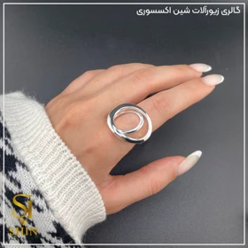 انگشتر زنانه ابکاری نقره کد az09