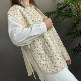 وست شومیز مجلسی کارشده