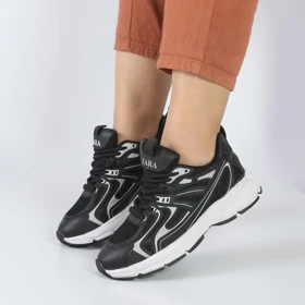 کفش و کتانی زنانه و دخترانه رنگ مشکی کد M1105