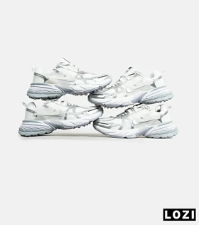 کفش کتانی مردانه و زنانه سفید طوسی Nike cushlon