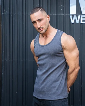 رکابی تنک تاپ ساده کوپ آیسان اسلامی سنگ شور طوسی