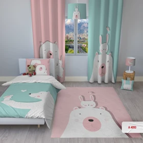 روتختی کودکانه برند مینوریا کیدز طرح حیوانات کد p-174