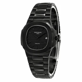 ساعت زنانه پتک فیلیپ ناتیلوس مدل Patek 6041-L تمام مشکی لوکس