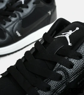 کفش کتانی مردانه و زنانه مشکی NIKE jordan 1