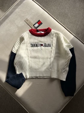 بافت TOMMY ترک سفید کد 262