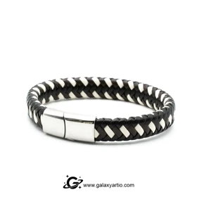 دستبند چرمی زبرا