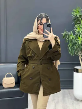 بارانی شش دکمه پشت پاگن