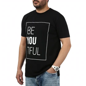 تیشرت آستین کوتاه چاپی مردانه سیزر مدل 155118143