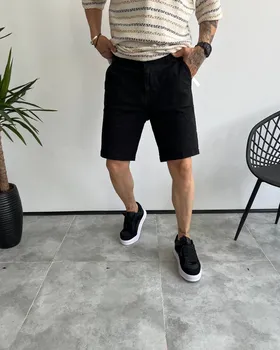 شلوارک وارداتی ZARA جین رنگ مشکی