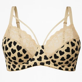 سوتین فنردار زنانه ماییلدا مدل هارنس دار قلب قلبی کد 5551