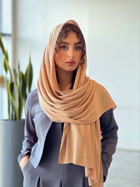 شال بهاره رومینا (برشکا) (کرم)