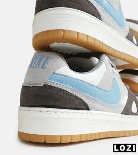 کفش کتانی مردانه طوسی سفید آبی نایک NIKE SB