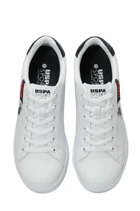 پولو اسن ایالات متحده کفش کتانی Costa Unisex 101501686-1WHITE LEE 3PR
