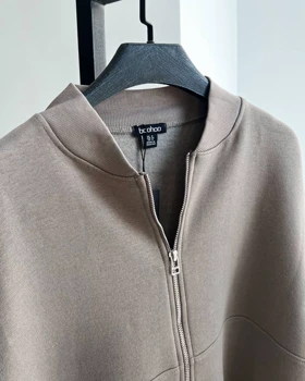سویشرت خاکی برند BOOHOO