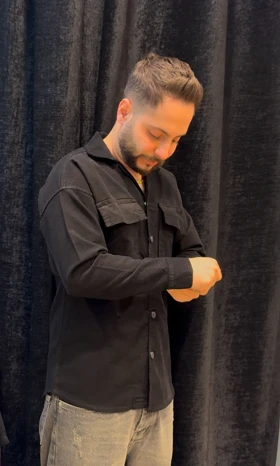 پیراهن مخمل مردانه