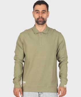 تیشرت آستین بلند مردانه نیم زیپ 4221