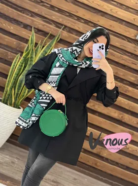 مانتو داکرون آستین دو دکمه