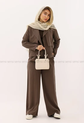 ست کت و شلوار دوژیله کد1005705