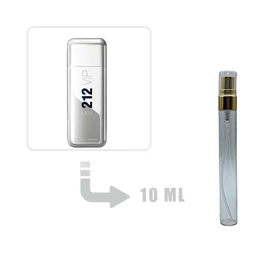دکانت عطر ادکلن 212 وی آی پی مردانه 10 میل اصلی Carolina Herrera 212 VIP Men 10ml